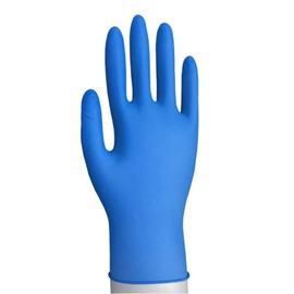 Bodyguards Disposable Blue Nitrile Gloves Medium 100 Pieces Hand Protection