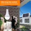 Solar Powered LED Bulb Indoor Outdoor Emergency Light Bulb Portable