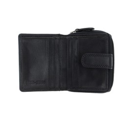 Chiemsee Leather Wallet Black, black, Minimalist