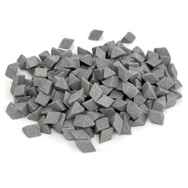 Winona Van Norman Ceramic Small Polyhedron Triangle Tumbling Media - 3/8" Size - 5lbs