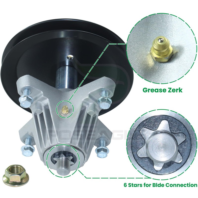 POSEAGLE 2 Pack 918-04865A Spindle Assembly Kit with 954-04219 Belt