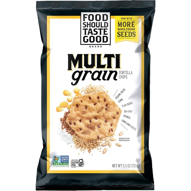 Food Should Taste Good Tortilla Chips, 5.5oz, Pack of 6