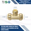 XFITTING 2 Pcs XFITTING Push Fit 1" x 1" x