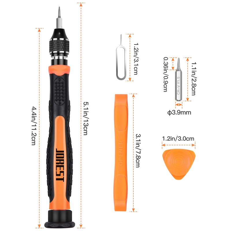 JOREST 24pcs Precision Screwdriver Set, DIY Tools, Triangle/Y Screwdriver Y000/Y00,