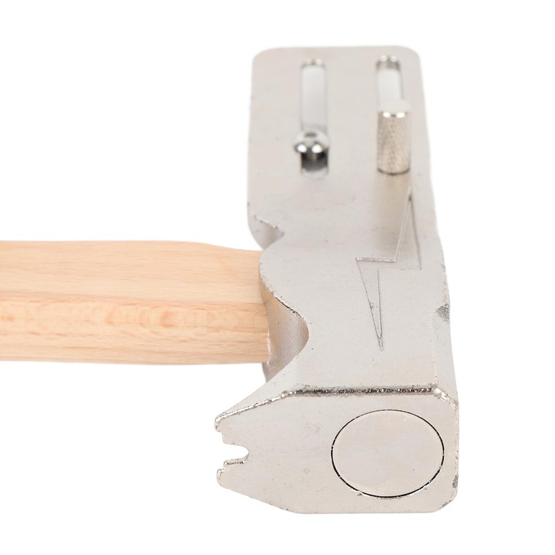 Magnetic Roofing Hammer, Magnet Roofing Hatchet with Wooden Handled for