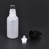 sourcing map Empty Plastic Bottles Squeezable Plastic Bottles Eye Dropper
