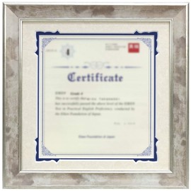 Certificates of acceptance (8.0 x 7.5 inches (203 x 190 mm); Certificate: 7.8 x 7.3 inches (198 x 185 mm); Includes acrylic (blocks about 90% of indoor UV rays), Gold