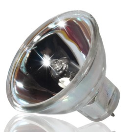 HQRP 12V 100W MR16 Shape GZ6.35 Bi-Pin Base Halogen Lamp Bulb for Sankyo Sound 700 / Dualux 1000H / Dualux 1000-H Replacement Plus Coaster