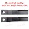 Mhanewv 2PCSSkid Steer Brush Cutter Cutting Blades for use with