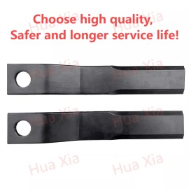 Mhanewv 2PCSSkid Steer Brush Cutter Cutting Blades for use with AGT-RC72 EXRC54
