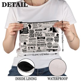 PWHAOO Movie Inspired Gift Princess B Quotes Makeup Bag 80S Movie Fan Cosmetic Bag Fantasy Romance Movie Merch (Princess B Quotes M C)