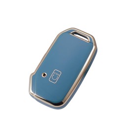 MEDZUK MEDZUK Auto Schlsselhlle Kompatibel mit Kia Sportage NQ5 2021-2024 2025 Autoschlssel Hlle Schutz, Schlsselgeh?use Zubeh?r mit Schlsselanh?nger (Blau)