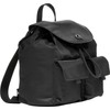 Cole Haan Nylon Flap Backpack, Black Solid