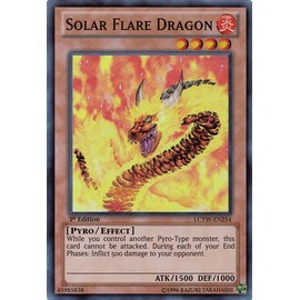 YU-GI-OH! - Solar Flare Dragon (LCYW-EN254) - Legendary Collection 3: Yugi's World - Unlimited Edition - Super Rare