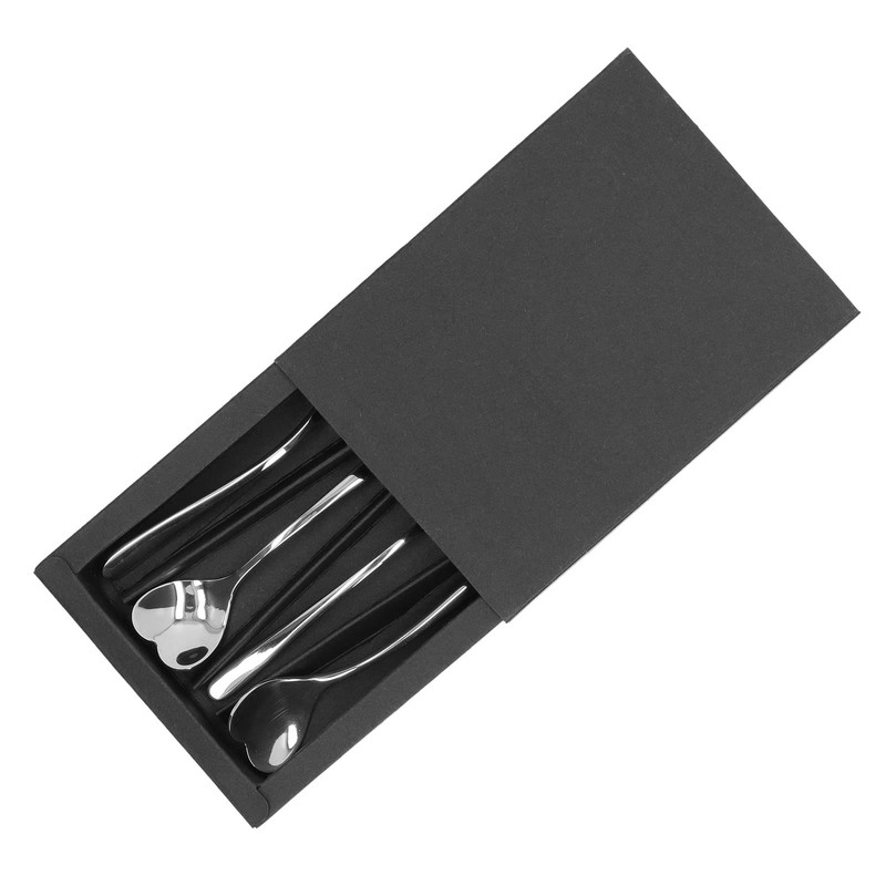 4 Pcs Coffee Stirring Spoons, Stainless Steel Dessert Spoons Heart