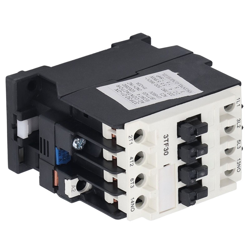AC Contactor DIN Rail Mount Circuit Control Contactor 50Hz 9A