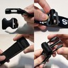 CMBBZZY 6 Sets 25mm Plastic Side Release Buckles with Tri