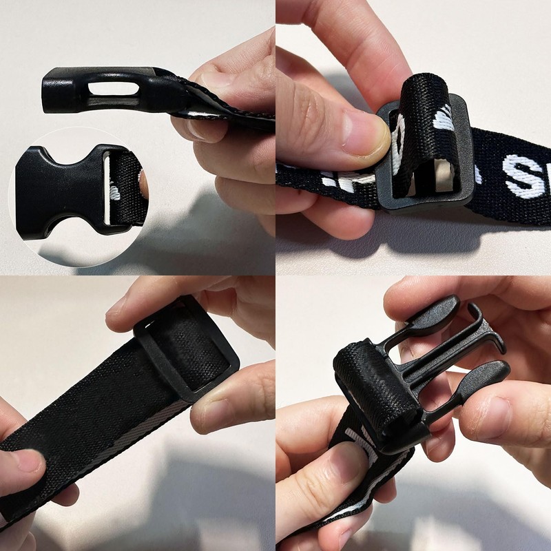 CMBBZZY 6 Sets 25mm Plastic Side Release Buckles with Tri