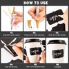 Whaline Chalkboard Label Stickers 10 Patterns with 3 Marker Pens,