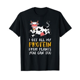 Vegan Gifts & Accessories Vegan Veganism Vegetable - Organic Food Cow Vegan T-Shirt