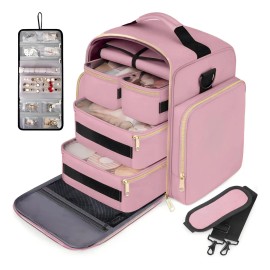Maletin De Maquillaje Profesional Organizador Viaje Cosmét