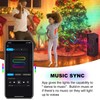 Horsetail Christmas Tree Lights Decorations with Ring Smart APP, 160LED