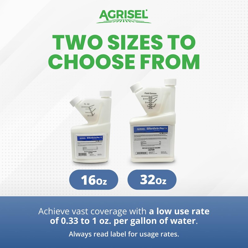 Agrisel Bifenthrin Pro 7.9, Insect Control, Safe for Plants &