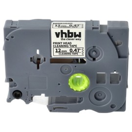 vhbw Print Head Cleaning Cartridge Compatible with Brother PT D200BW, D200BWV, D210, D200, D200VP Labelling Device - 2.5 m x 12 mm