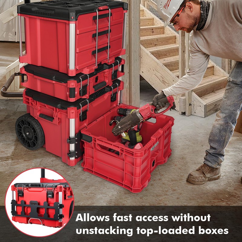 BPOPO Packout Mounting Plate Compatible with Milwaukee Packout Toolbox, Organizer