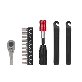 HOUSON Bicycle Torque Wrench, Portable Bicycle Torque Wrench Set with 2 tire levers, Torque Wrench Including Extension rods