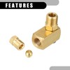 Partuto 1 Piece M10 x 1 Universal 90 Degree Angle