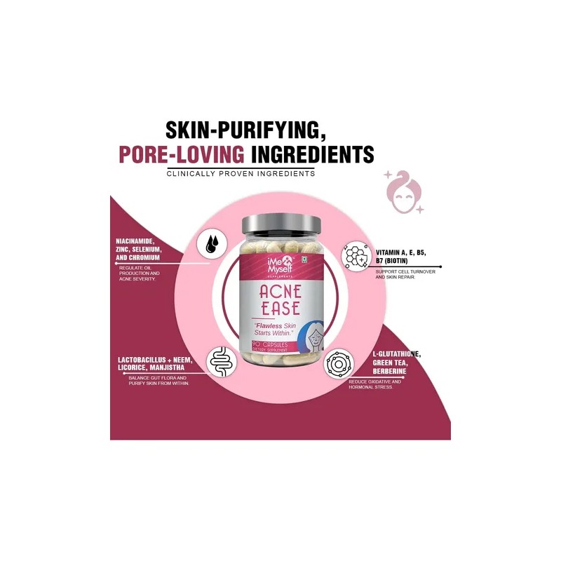 Imemyself Clear Skin Support 90 Cpsulas Zinc Vitamina A ,