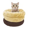 GOOPAWS 4 in 1 Self Warming Burrow Cat Bed, Pet