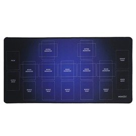 Mini 2x TCG Rubber Play Mat for Yu-Gi-Oh! Card Supplies
