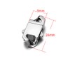 HALLEBEADS 2 Sets Stainless Steel Spring Clasps Cuban Link Clasp