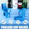 4Pcs Poolside Cup Holder for Above Ground Pools Pool Drink