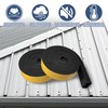 SFNSM 3PCS 6.6ft x 1.6in Black Polyurethane (PU) Universal Vented