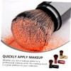 minkissy 2sets Travel Size Foundation Brush Kit Retractable Makeup Tools