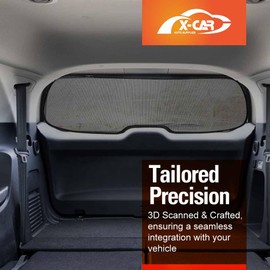 X-CAR Rear Windscreen Sun Shade for Isuzu MUX MU-X 2013-2021 Holden Colorado 7 2012-2016 Holden Trailblazer 2016-2022 Car Custom Wind Screen Sun Blind Mesh