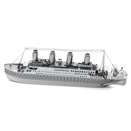 DCD Model Kit Titanic Ship Moderate Difficulty Steel Model by Metal Earth for Model Building Tool Kits