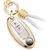 CTRINEWS for Nissan Key Fob Cover with Upgraded Anti-lost Luxury