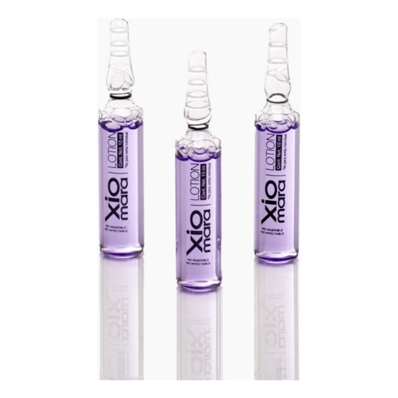 Xiomara Semilla De Lino Ampolleta Capilar Sin Enjuague Caja 12x10ml