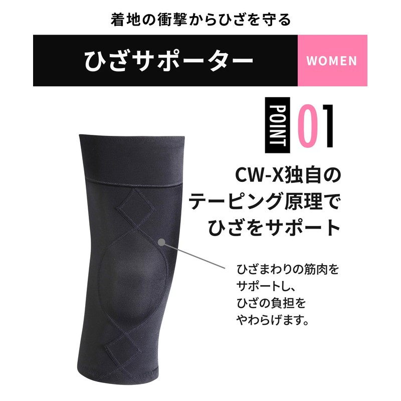 Ceda Blux/Wacoal BCY304 Women's Knee Support, For One Foot, Reduces