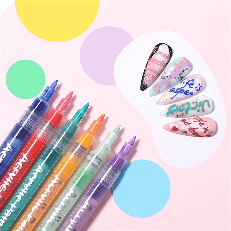 RoseFlower 18 Color 3D Nail Art Pens Set, Nail Art