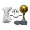 Baoblaze Flagpole Hardware Replace Parts Set 37.7 ft Rope Aluminum