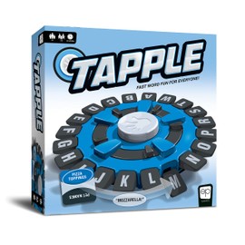 USAOPOLY TAPPLE® Word Game | Fast-Paced Family Board Game | Choose a Category & Race Against The Timer to be The Last Player | Learning Game Great for All Ages