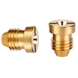 Foam Cannon Orifice Nozzle Tips, 1.1mm Universal Connector for Foam Sprayer, Washer Replacement Nozzles, 1.1 mm Precision Foam Cannon Orifice for Car Wash and Garden Hose Use(2Pcs)