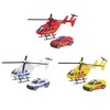 Teamsterz 7535-73614 Helicopter & Car Toys, Multicolor