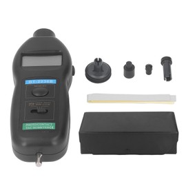 Digital Tachometer 5 Digit LCD Display Handheld Speed Guage Contact and Photoelectric Tachometer