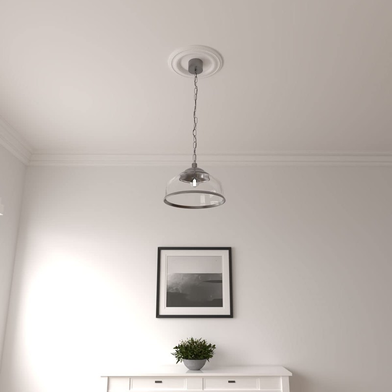 Ekena Millwork CM13BR Bradford Classic Ceiling Medallion, 13"OD x 7